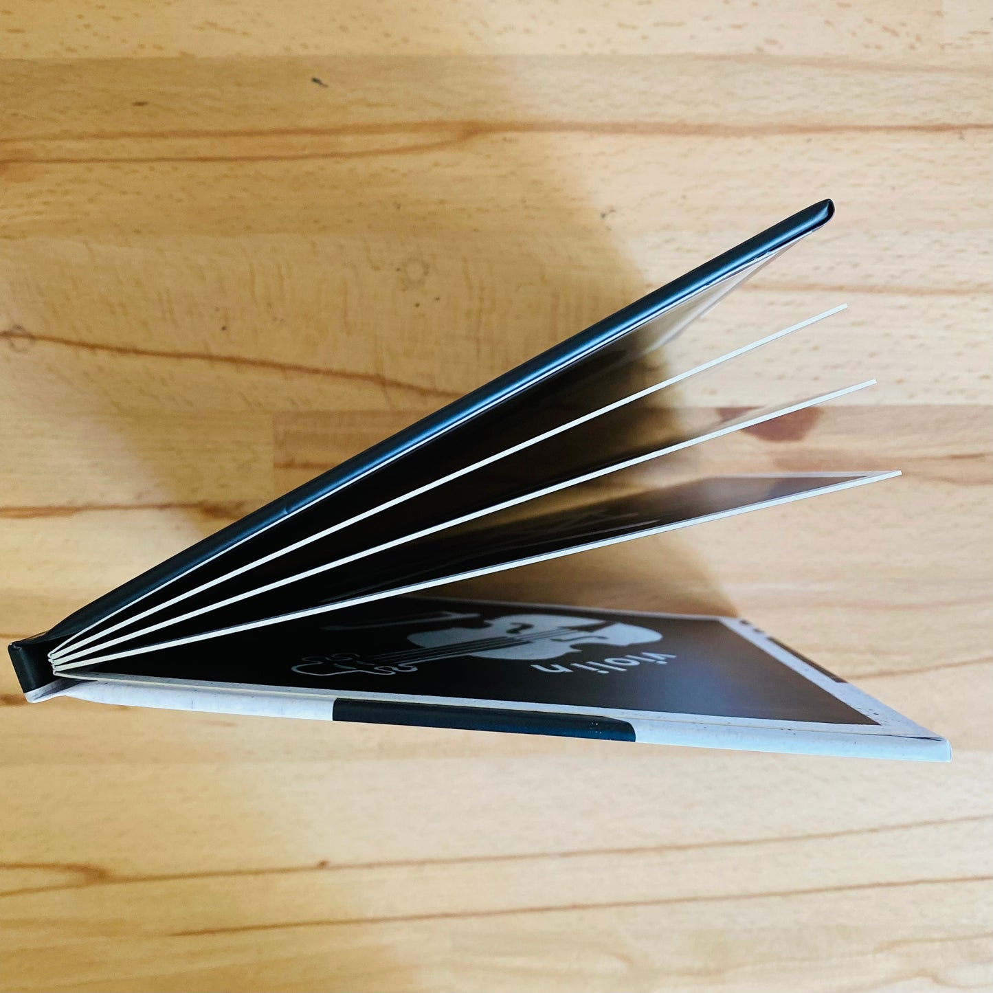 Black & White Baby Sensory Musical Instruments Book